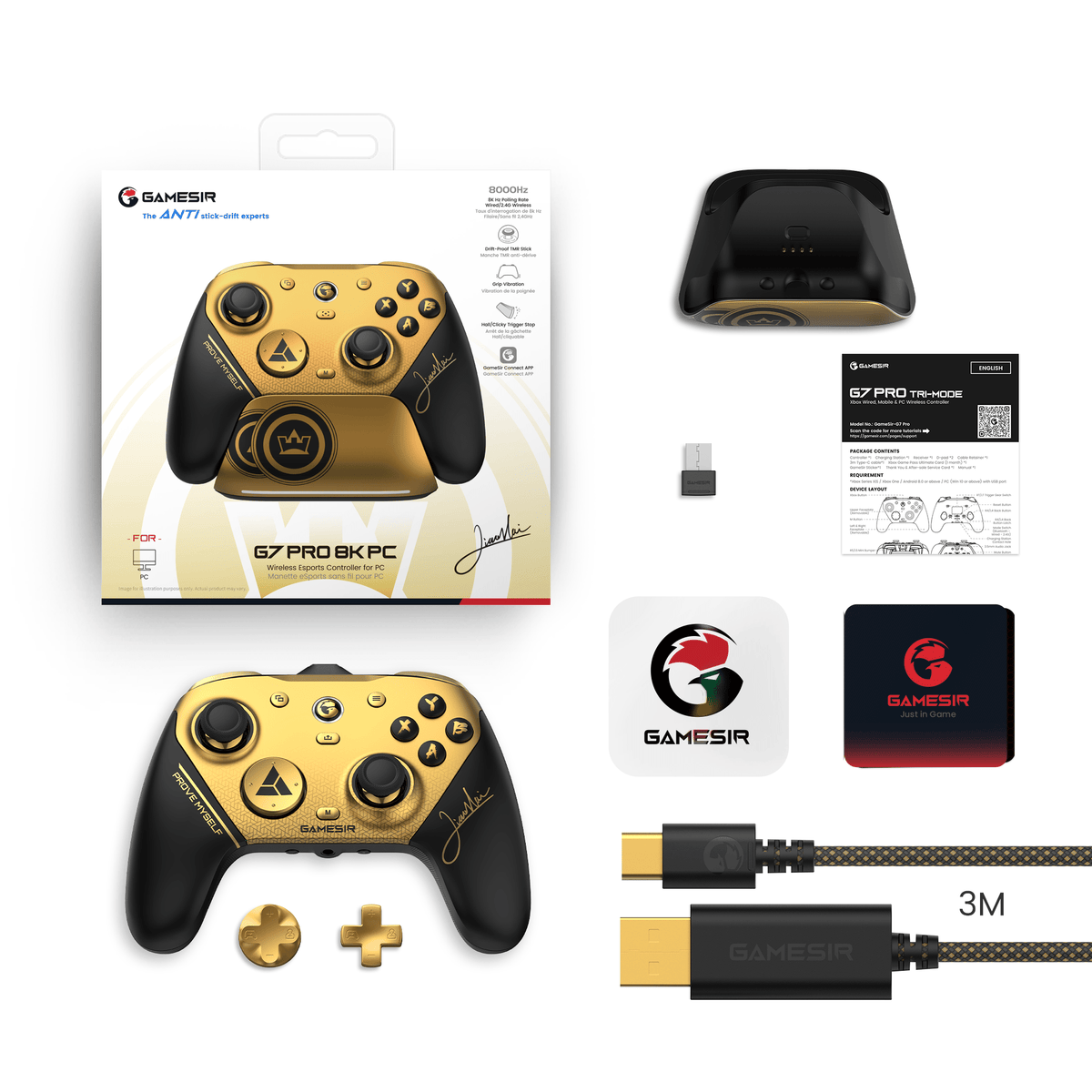 GameSirz G7 Pro 8K PC-Champion Edition. Wireless Esports Controller for PC - GameSirz
