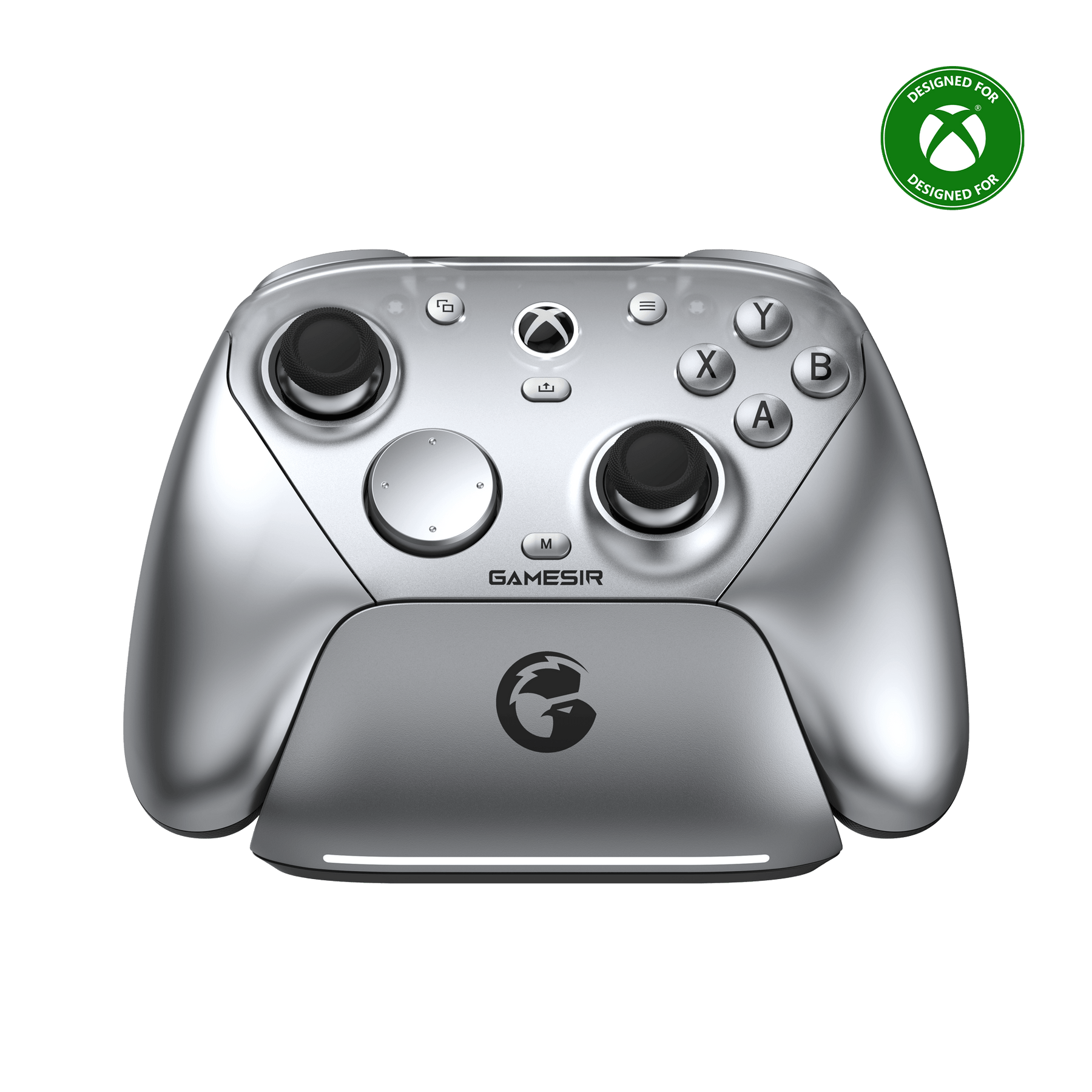 GameSirz G7 Pro Tri-Mode Xbox Wired, PC & Mobile Wireless Controller-Metallic Silver - GameSirz