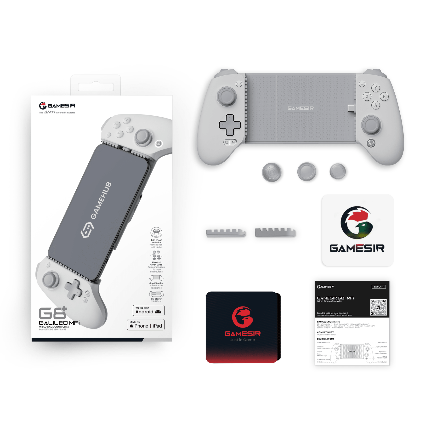 GameSirz G8 Plus MFi Type-C Mobile Controller (Apple Certified) - GameSirz