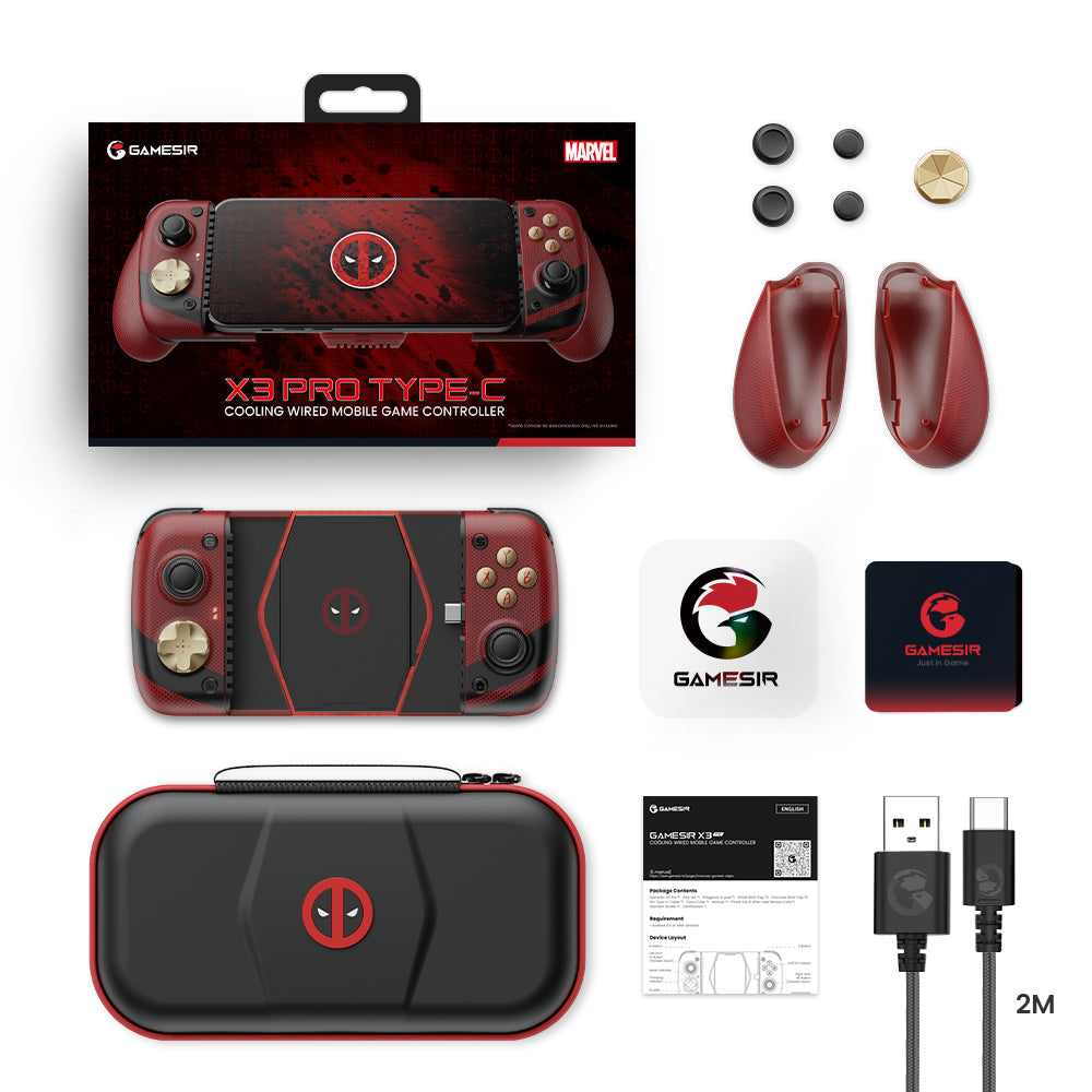 GameSirz X3 Pro DeadPool Edition Mobile Gaming Controller - GameSirz