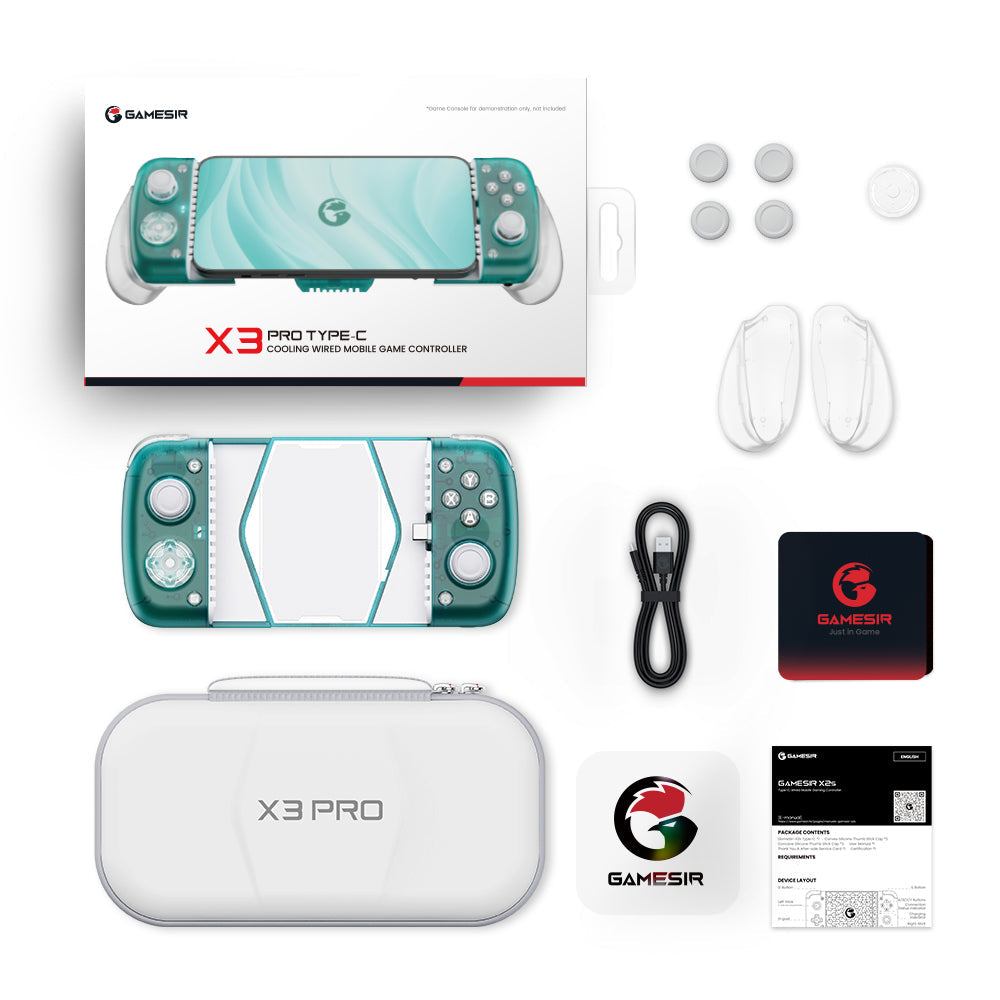 GameSirz X3 Pro Stretchable Mobile Gamepad With Integrated Cooler - GameSirz